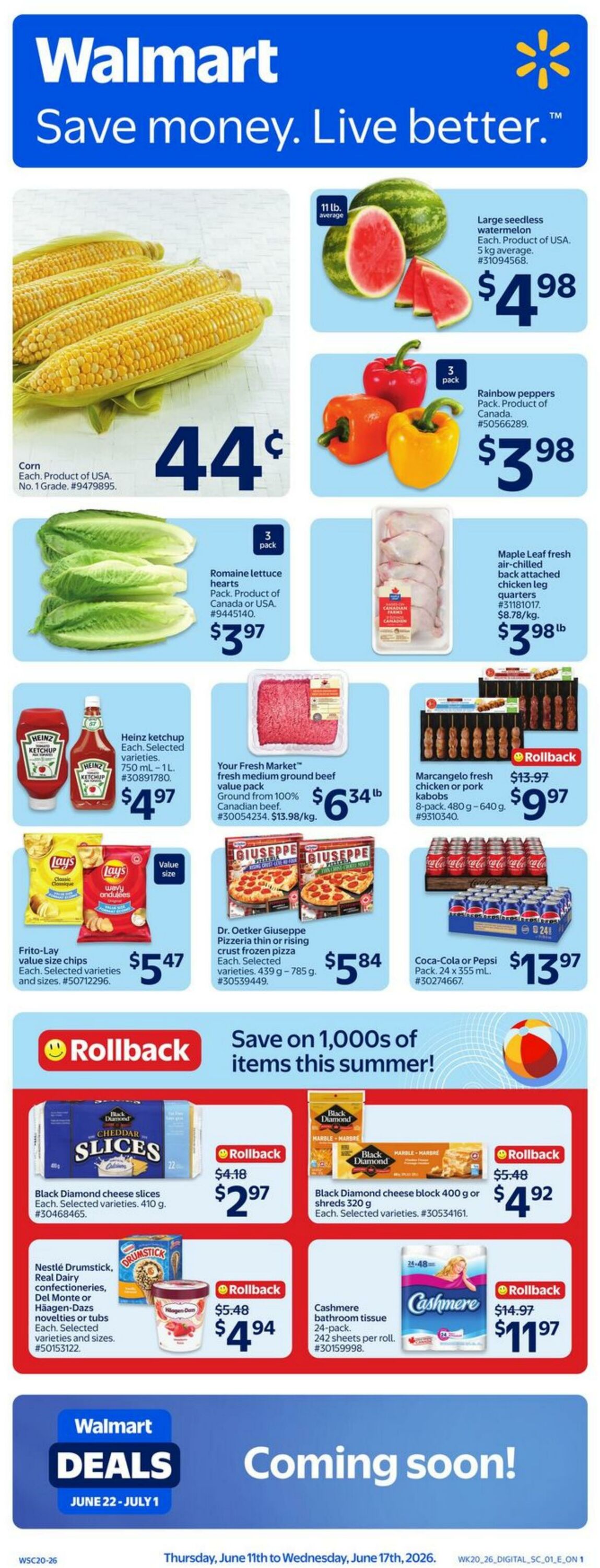 Circulaire Walmart - Grocery Flyer 11 juin 2026 - 17 juin 2026