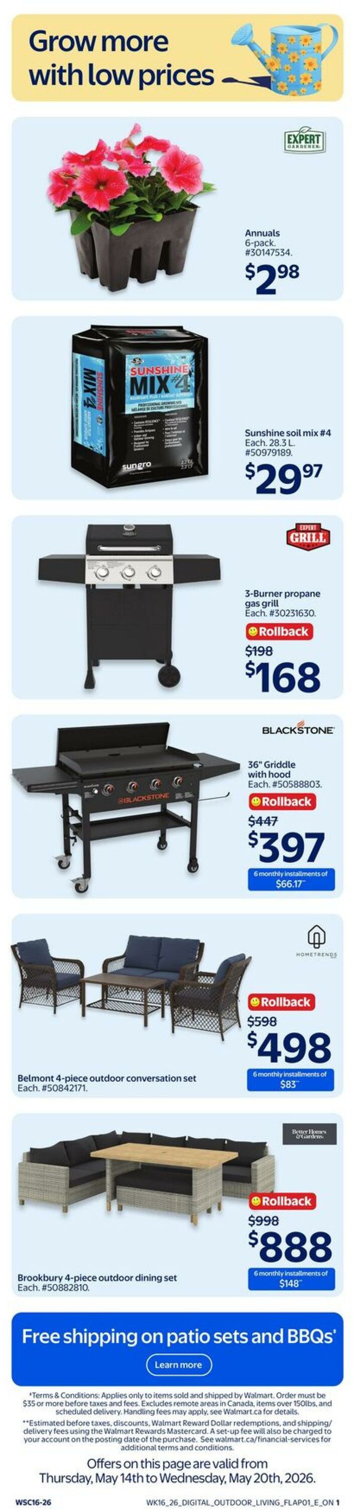 Circulaire Walmart 14.05.2026 - 20.05.2026