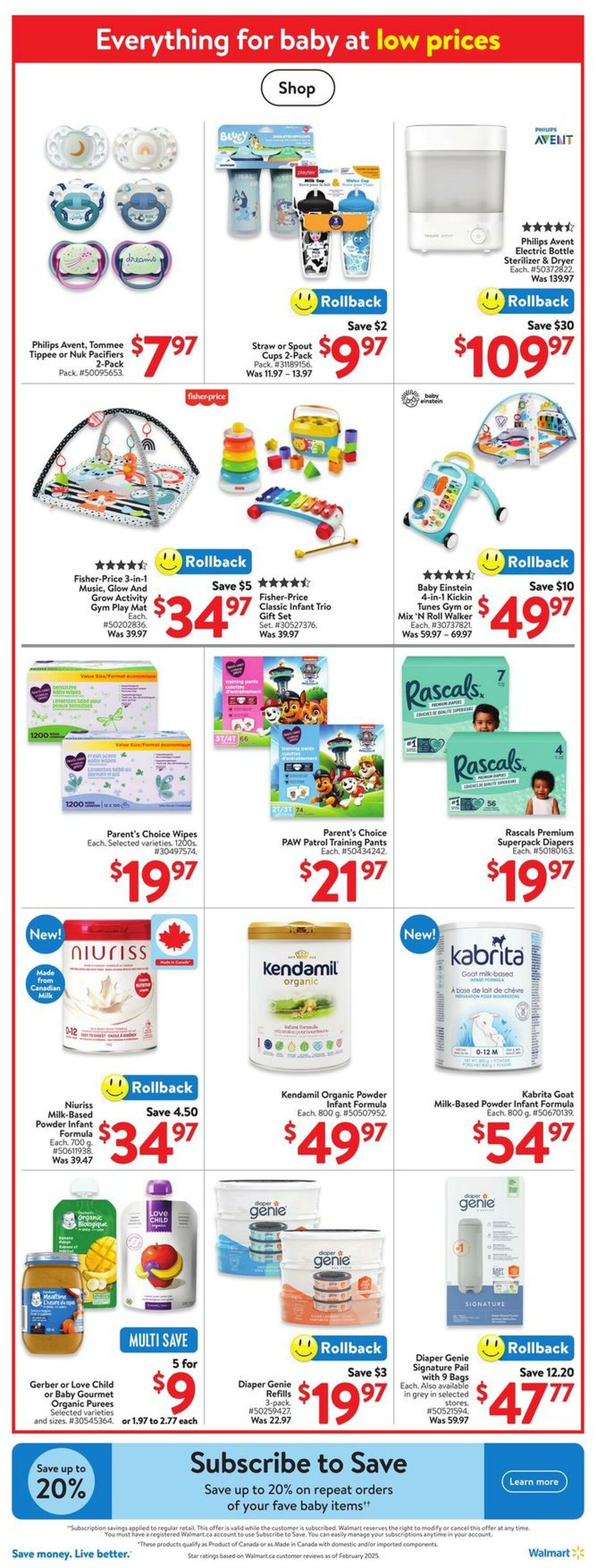 Circulaire Walmart 20.03.2025 - 26.03.2025