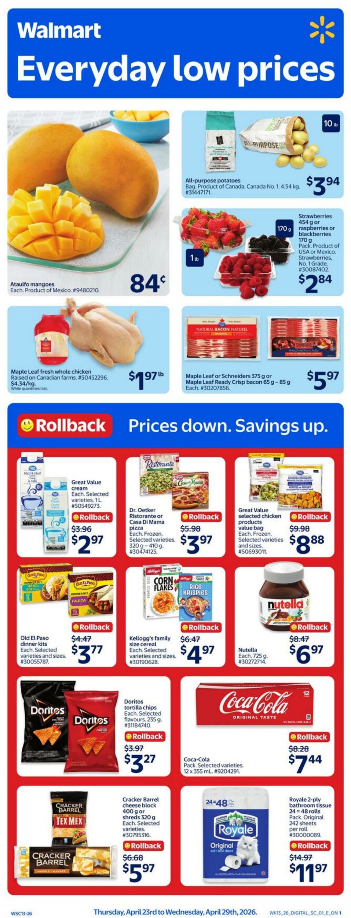 Circulaire Walmart 23.04.2026 - 29.04.2026