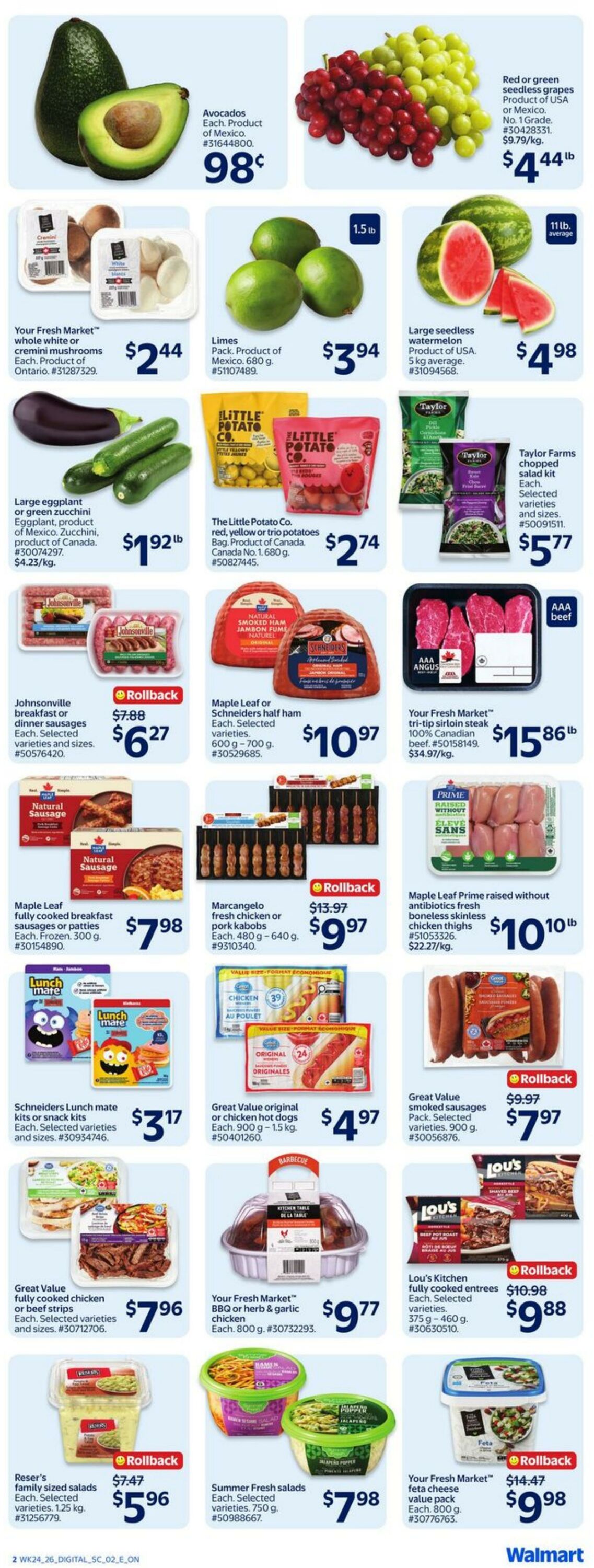 Circulaire Walmart 09.07.2026 - 15.07.2026
