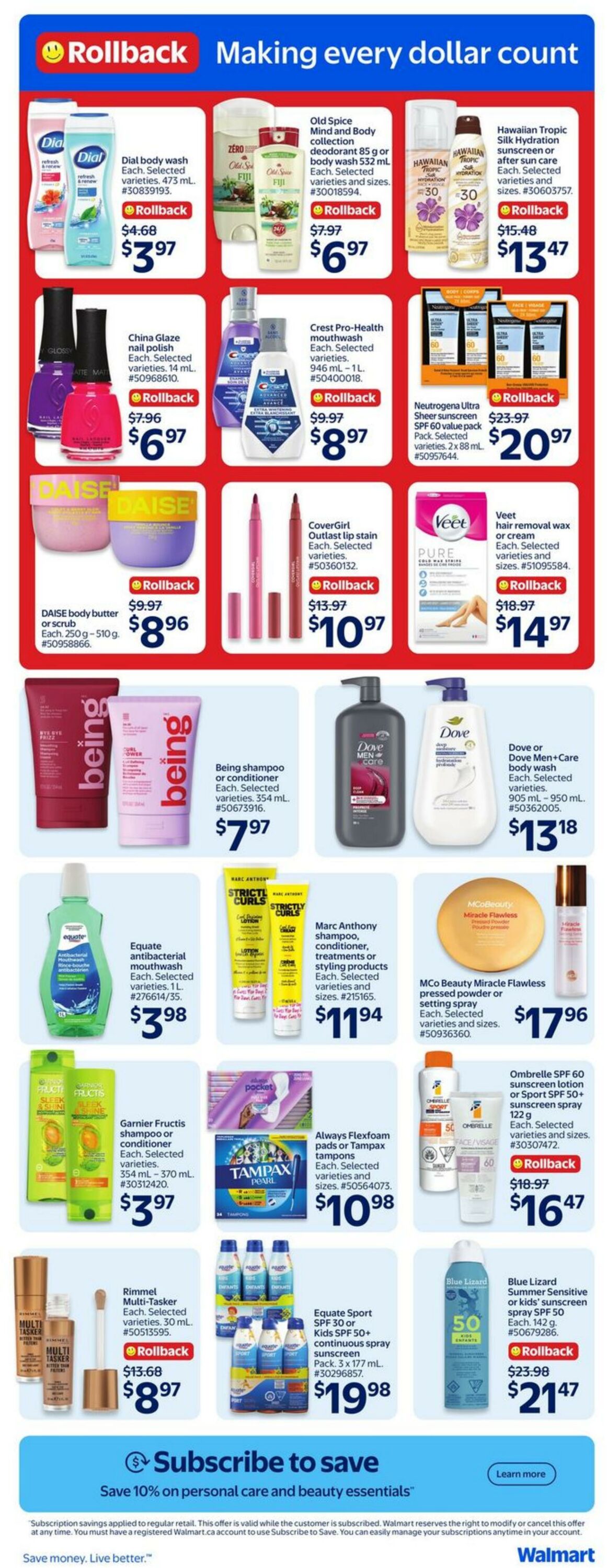 Circulaire Walmart 09.07.2026 - 15.07.2026