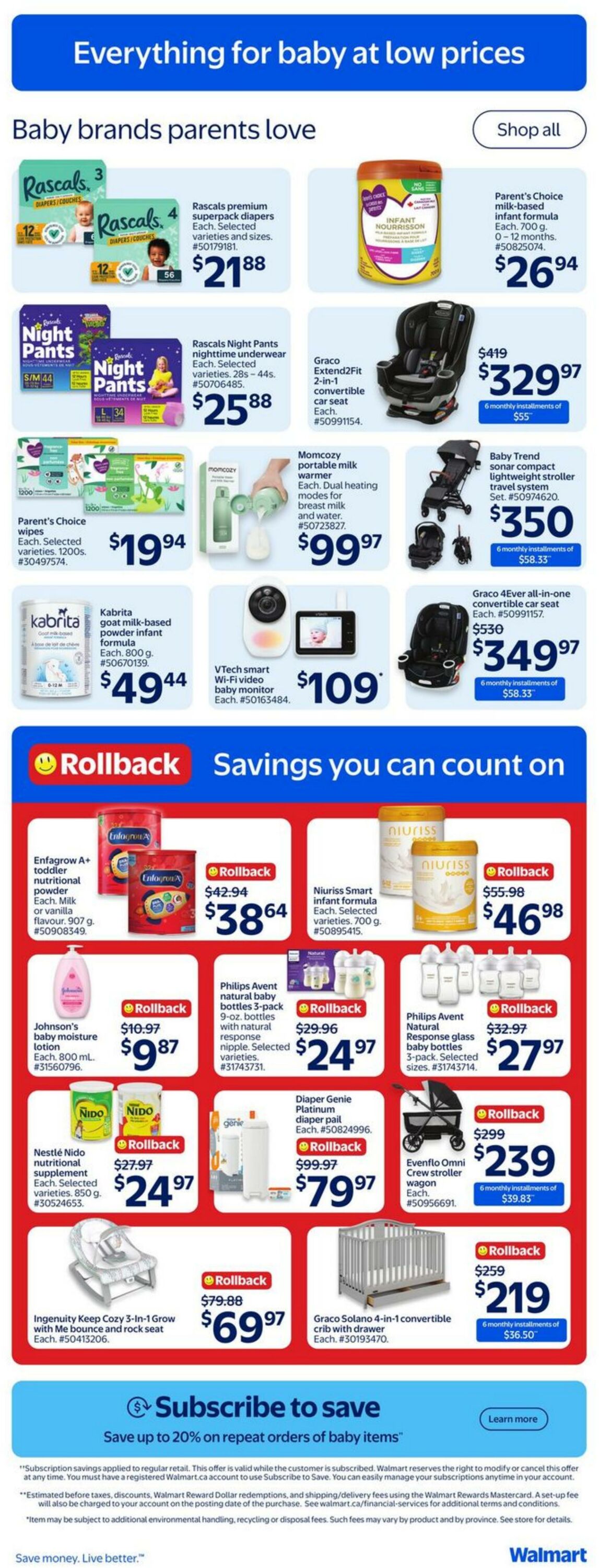 Circulaire Walmart 09.07.2026 - 15.07.2026