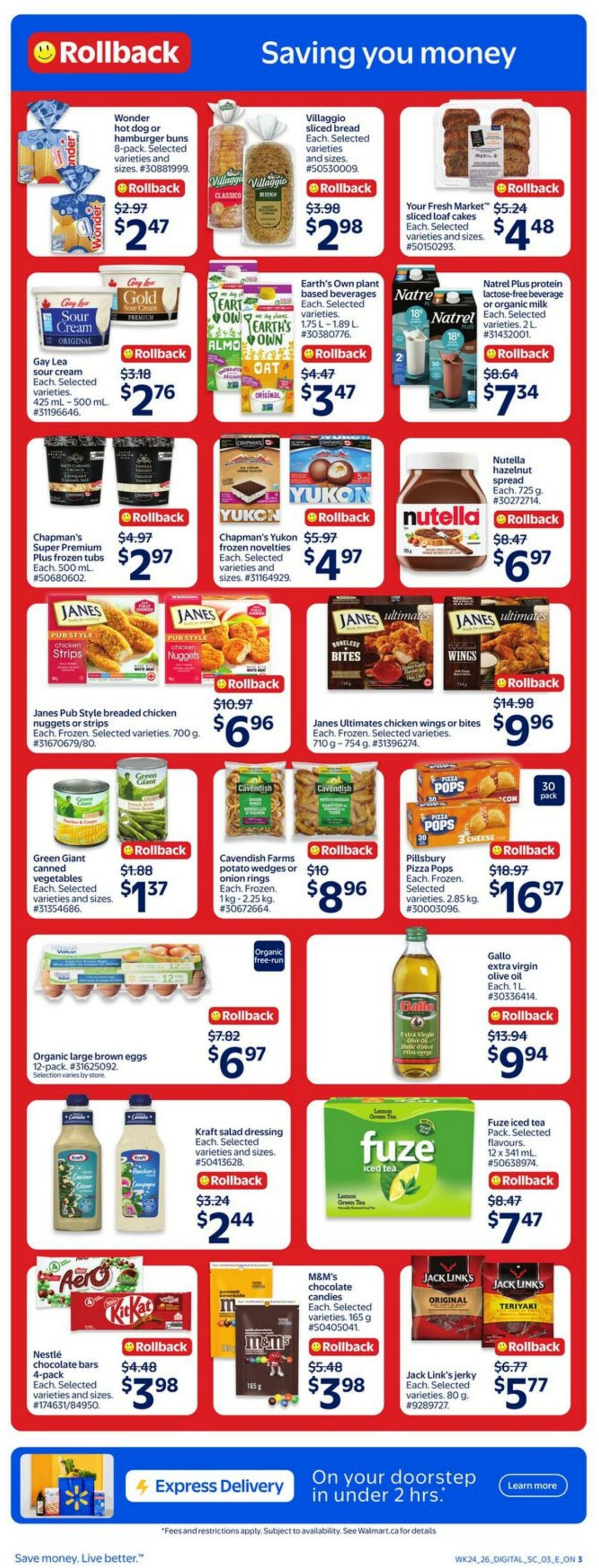 Circulaire Walmart 09.07.2026 - 15.07.2026