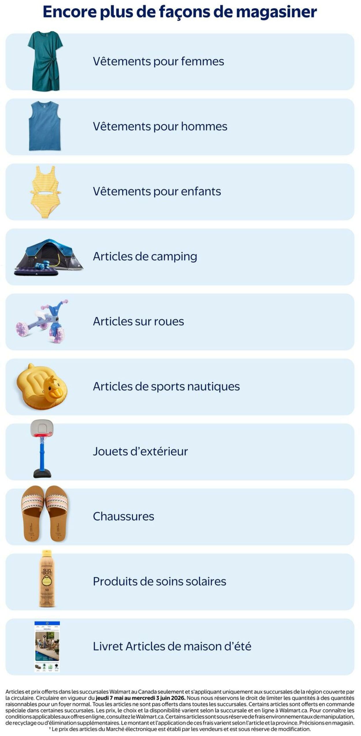 Circulaire Walmart 07.05.2026 - 03.06.2026