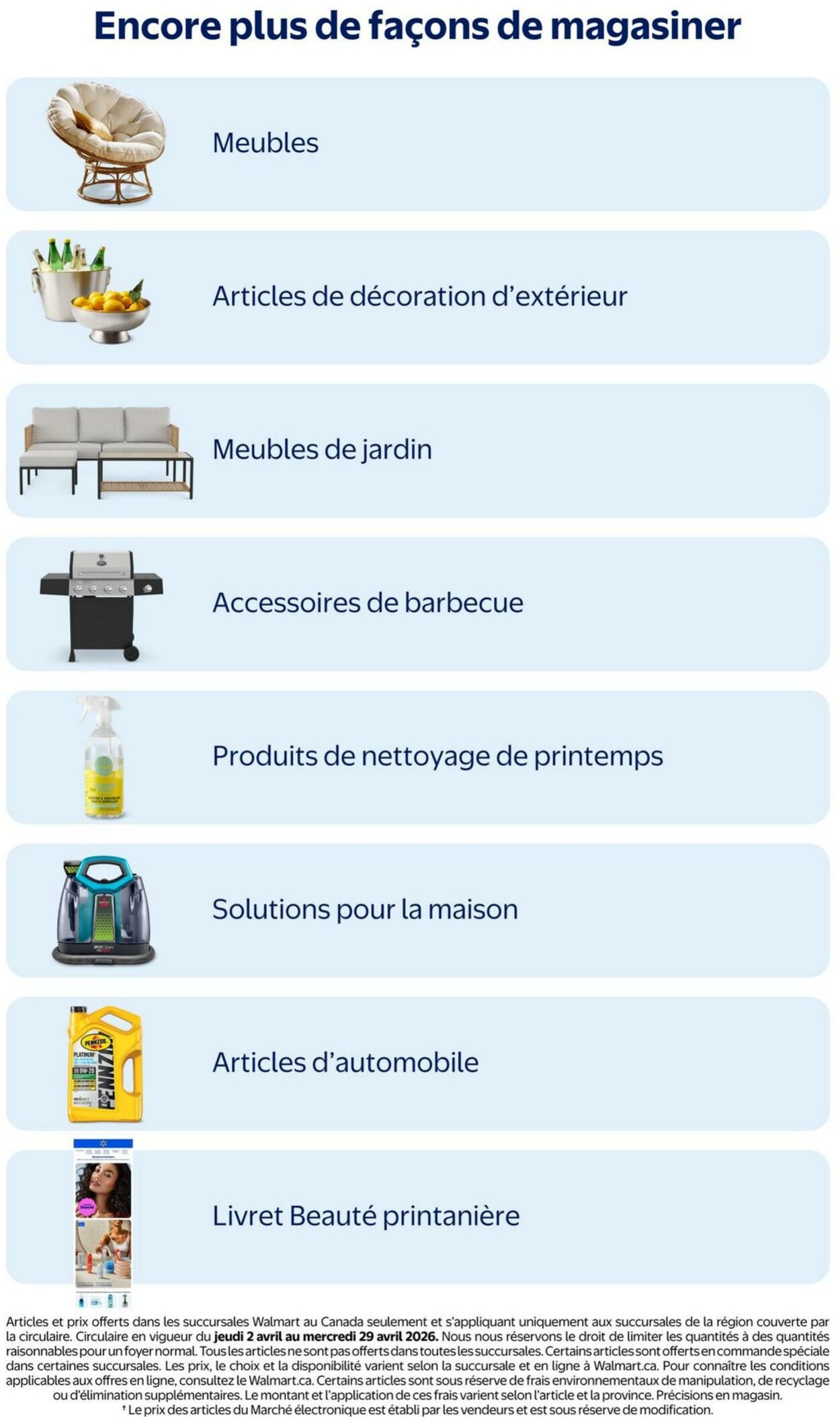 Circulaire Walmart 02.04.2026 - 29.04.2026