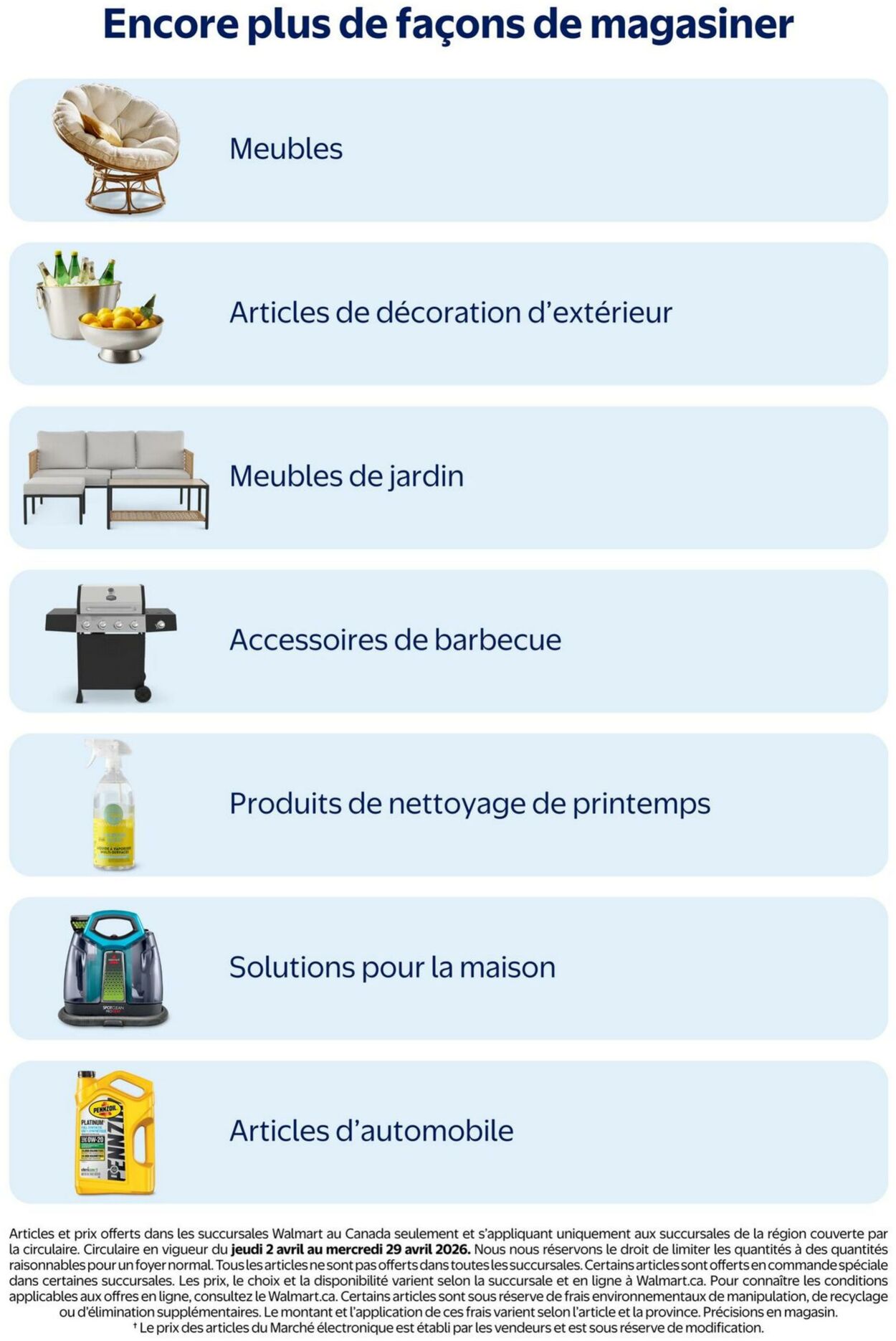 Circulaire Walmart 02.04.2026 - 29.04.2026