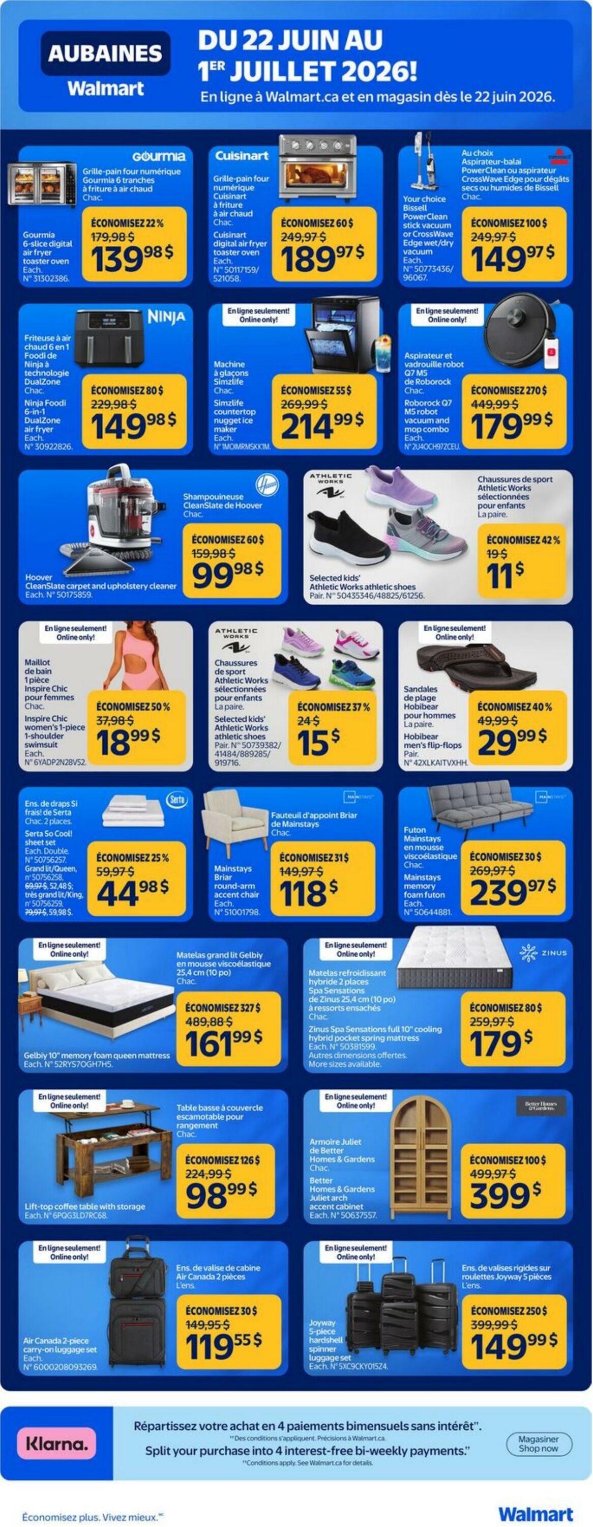 Circulaire Walmart 22.06.2026 - 24.06.2026