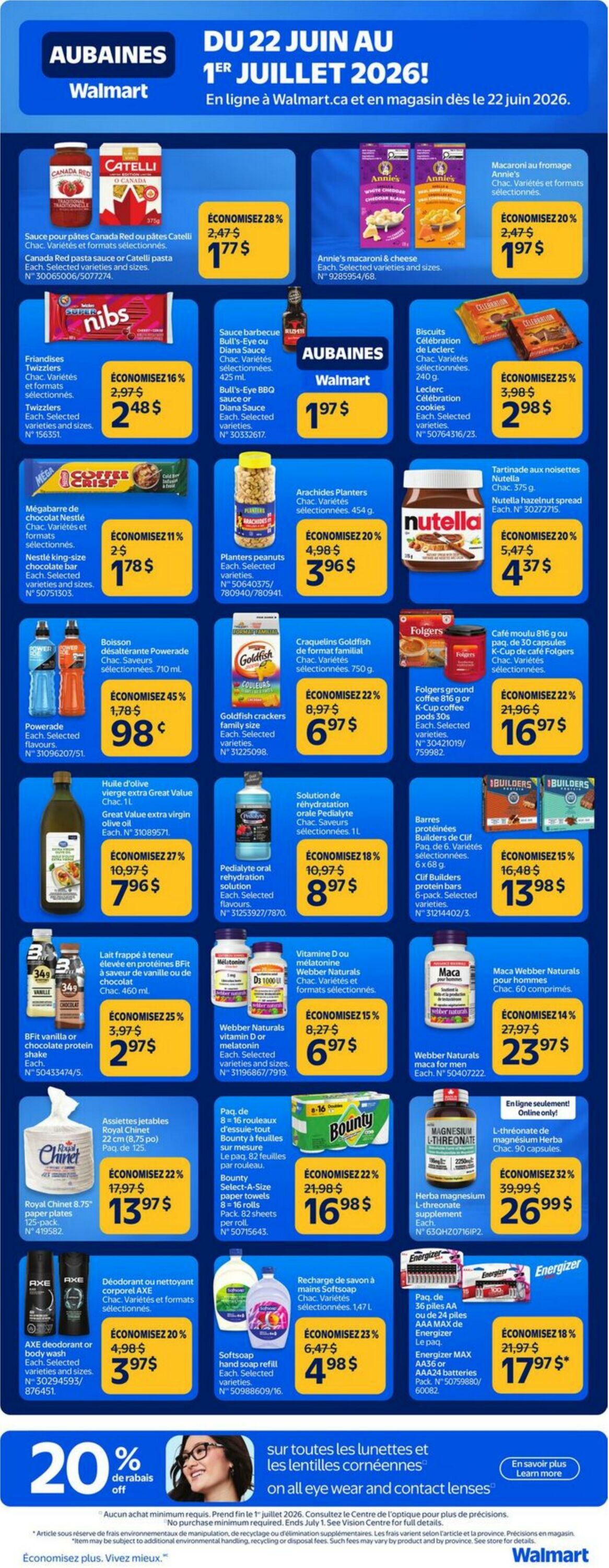 Circulaire Walmart 22.06.2026 - 24.06.2026