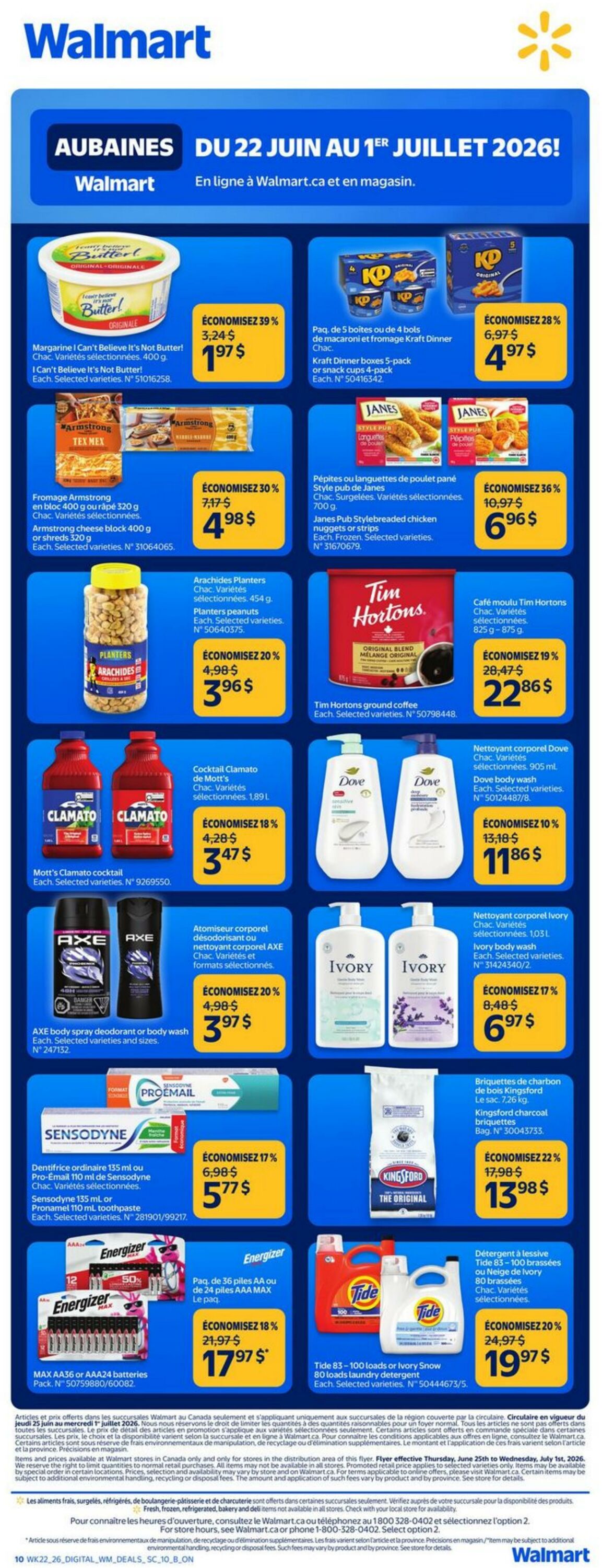 Circulaire Walmart 22.06.2026 - 01.07.2026