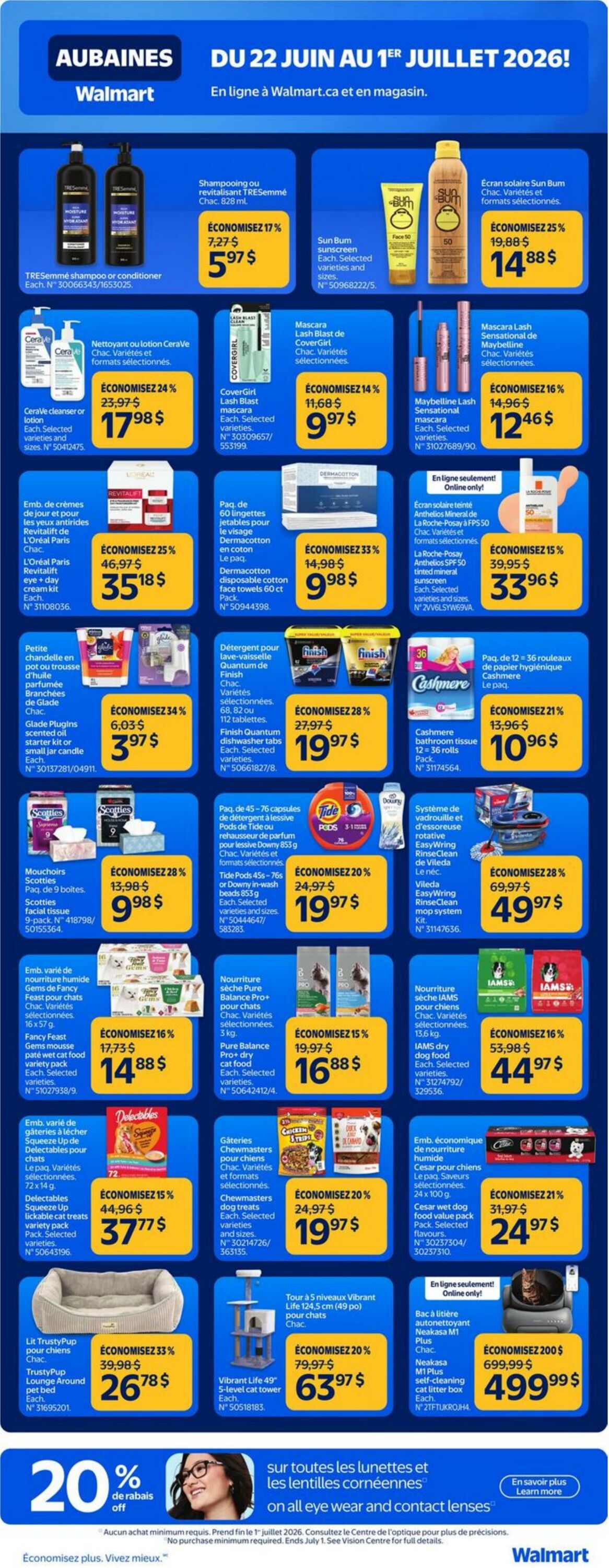 Circulaire Walmart 22.06.2026 - 01.07.2026