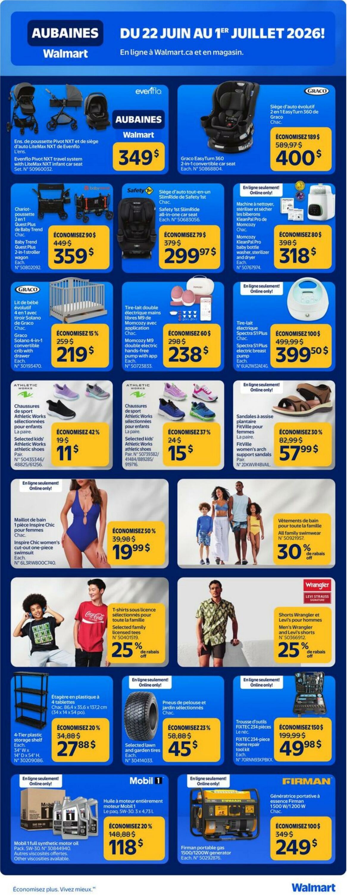 Circulaire Walmart 22.06.2026 - 01.07.2026