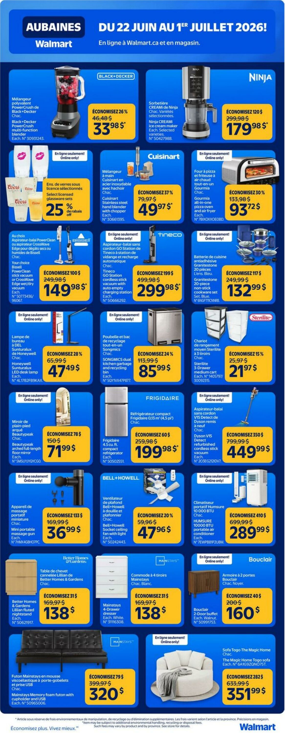 Circulaire Walmart 22.06.2026 - 01.07.2026
