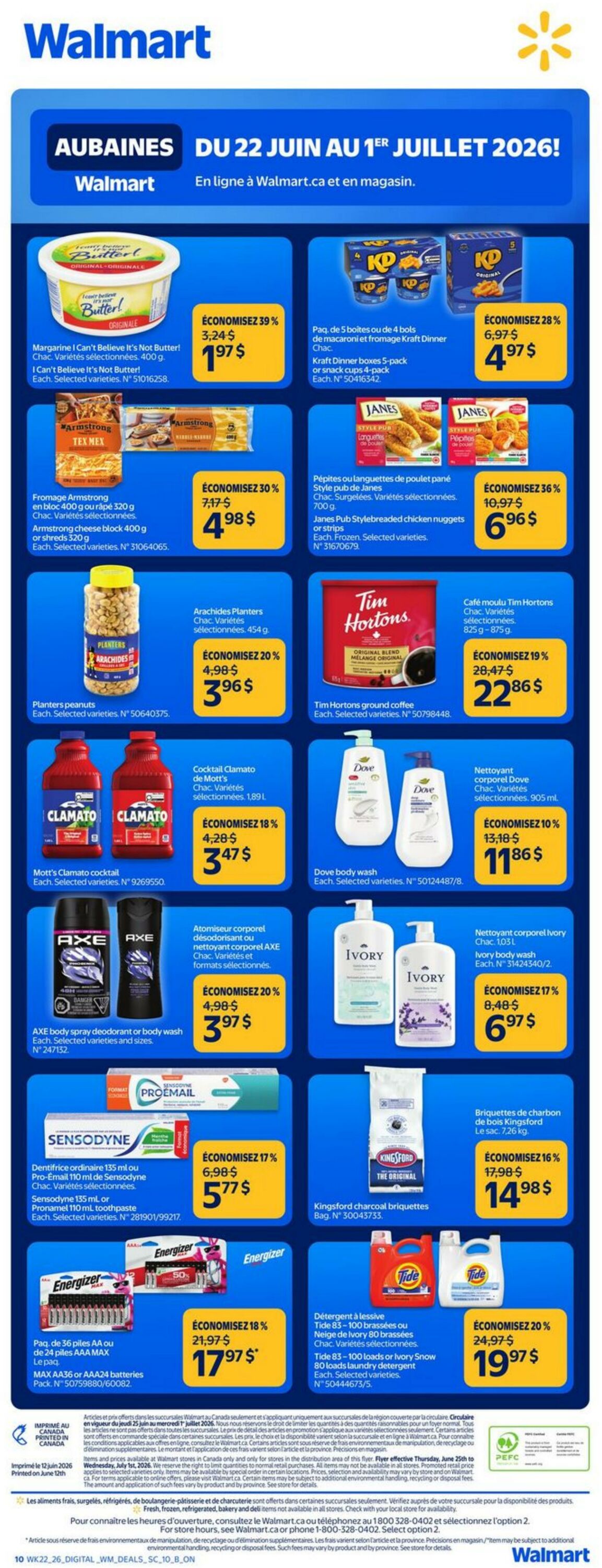 Circulaire Walmart 22.06.2026 - 01.07.2026