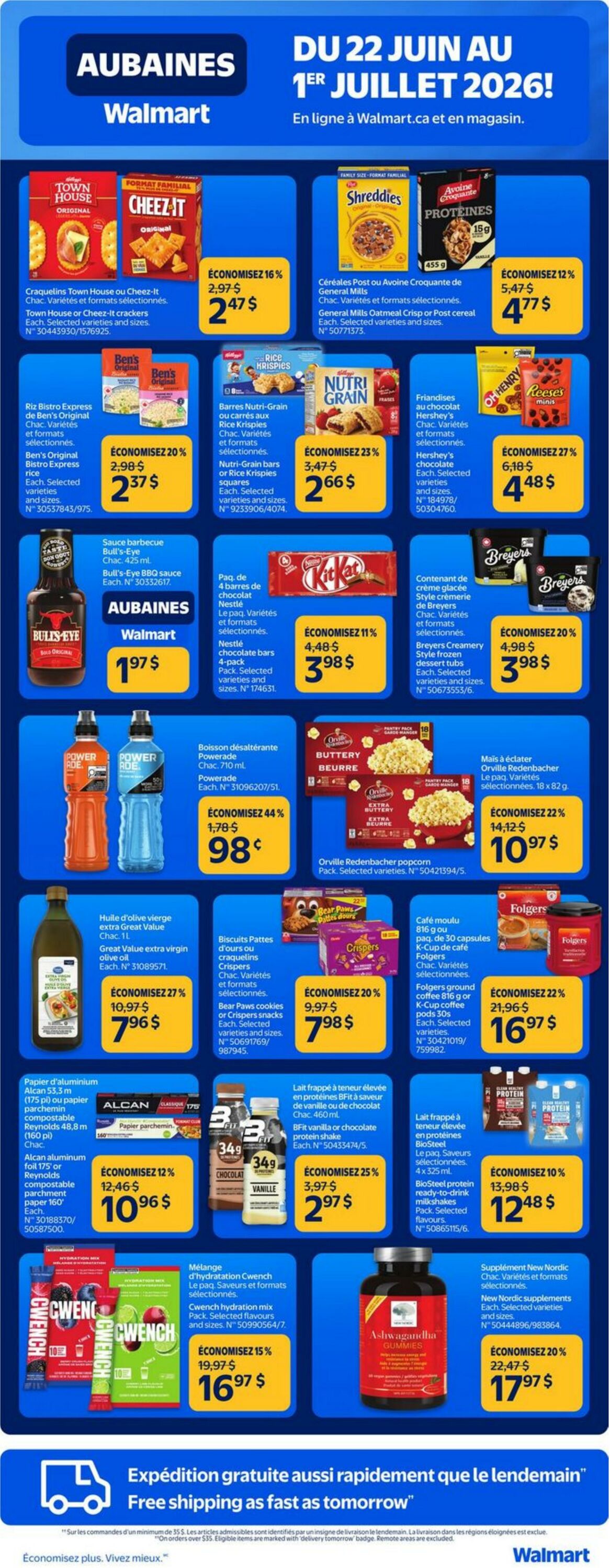 Circulaire Walmart 22.06.2026 - 01.07.2026
