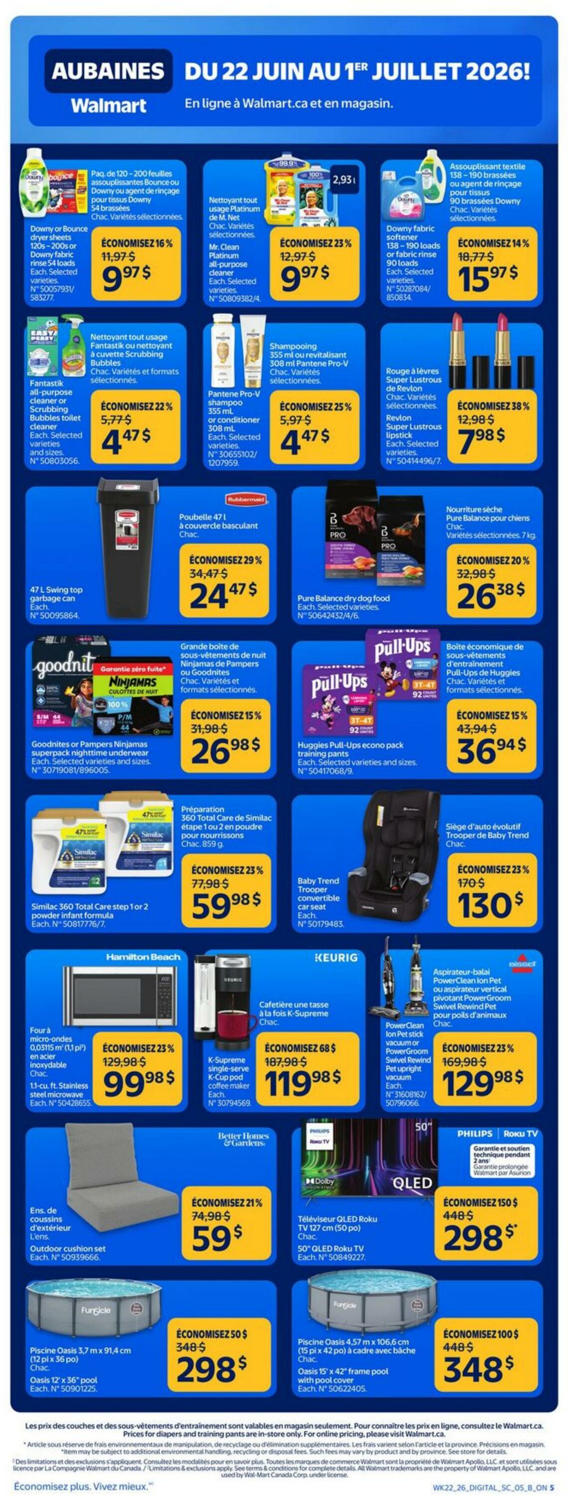 Circulaire Walmart 22.06.2026 - 01.07.2026