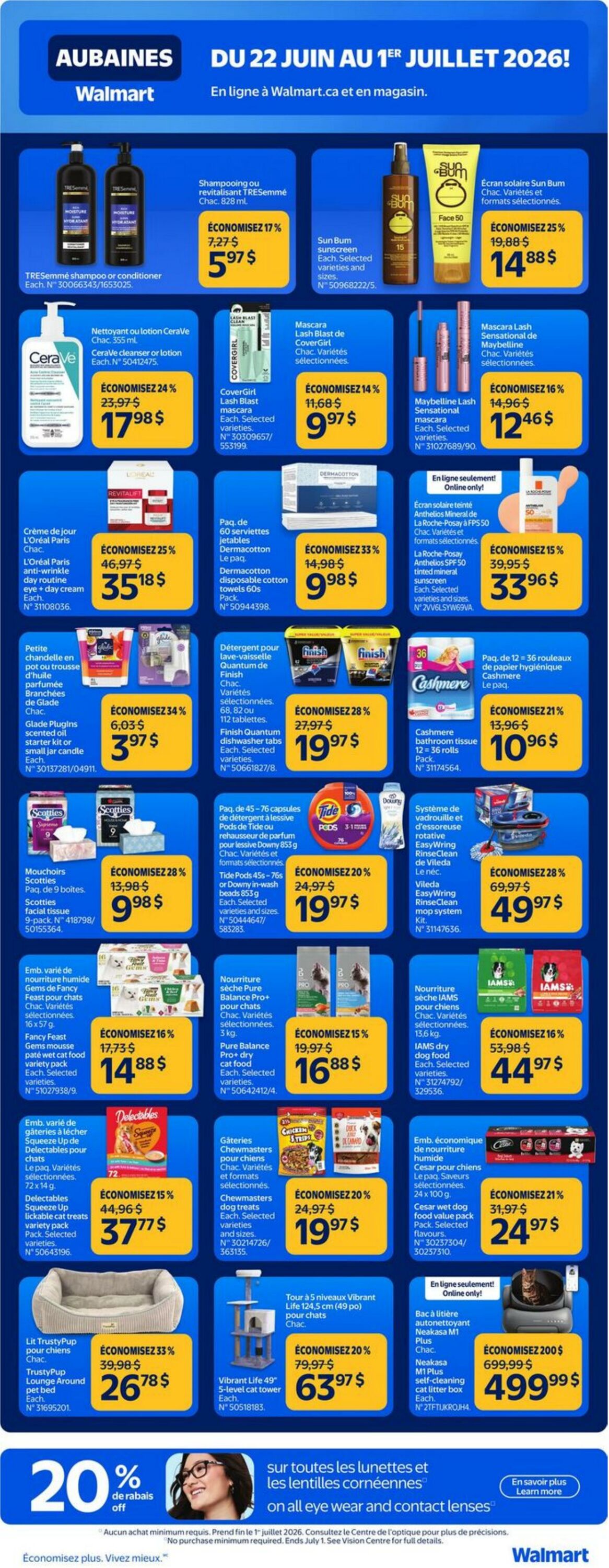 Circulaire Walmart 22.06.2026 - 01.07.2026