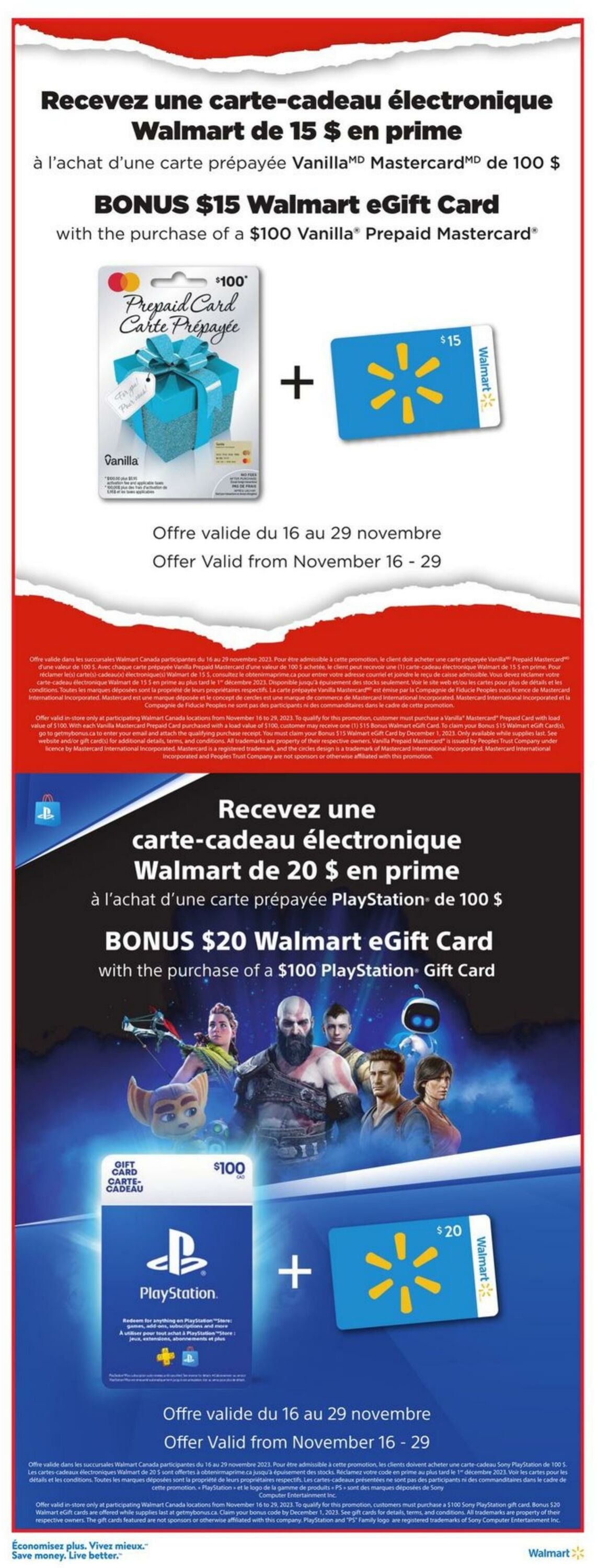 Circulaire Walmart 15.11.2023 - 22.11.2023