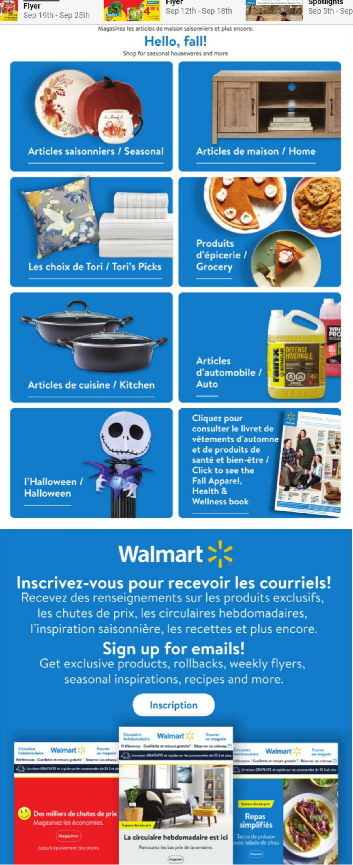 Circulaire Walmart 19.09.2024 - 16.10.2024