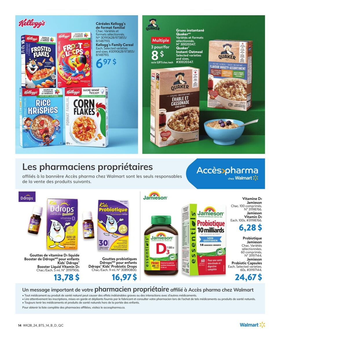 Circulaire Walmart 01.08.2024 - 04.09.2024