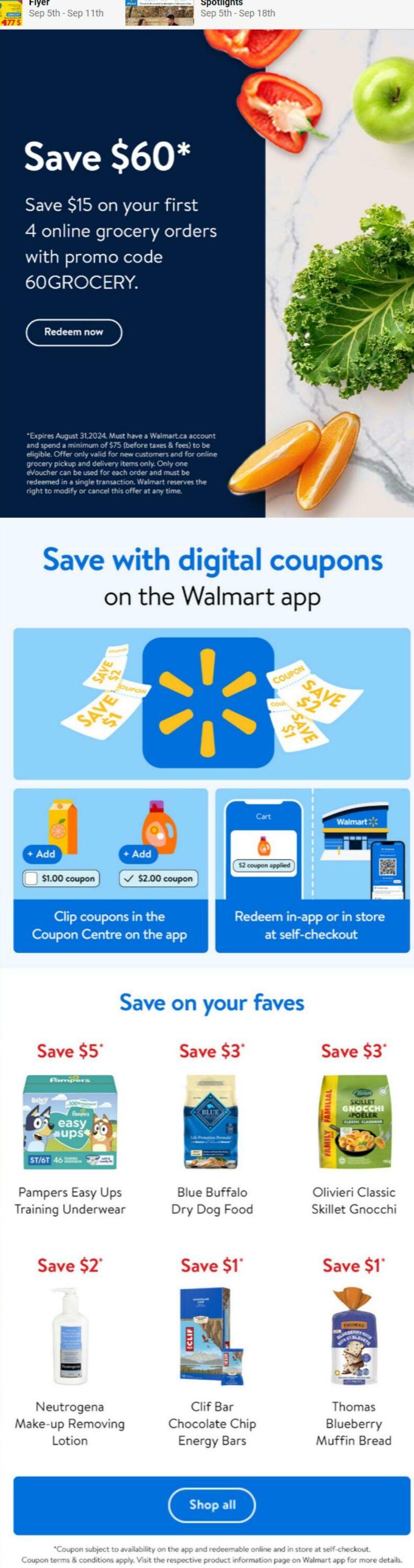 Circulaire Walmart 12.09.2024 - 18.09.2024